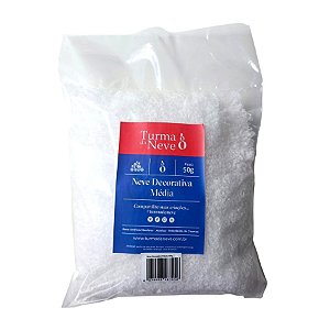 Neve Artificial Decorativa - Média - 50gr - 1 unidade - Rizzo