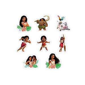 Pick Decorativo - Moana 2 - 8 unidades - Regina - Rizzo