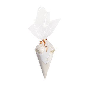 Kit Mini Cone Festa Batizado - 8 unidades - Cromus - Rizzo Festas