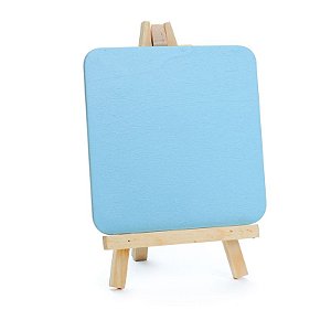 Lousa para Personalizar Cavalete Azul - 01 unidades - Cromus - Rizzo Festas