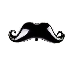 Balão de Festa Microfoil 34" 86cm - Bigode - 1 unidade - Rizzo