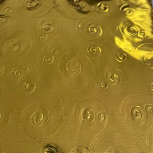 Saco para Presente Texturizado - Listrado Dourado - 10x14cm - 50 unidades - Cromus - Rizzo
