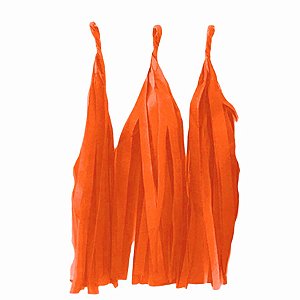 Varal de Pompons - Laranja - 2m - 5 unidades - Rizzo
