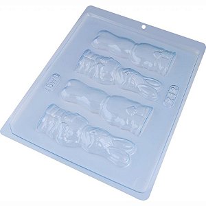 Forma de Acetato Coelho Semiprofissional Simples - Ref. 212 - 1 unidade - BWB - Rizzo