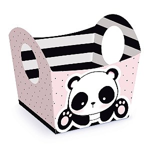 Mini Cachepot Festa Panda - 10 unidades - Cromus - Rizzo Festas