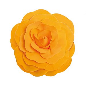 Flor Decorativa Laranja 40cm - 01 unidade - Cromus - Rizzo Festas