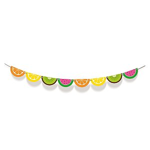 Faixa Decorativa Frutas Festa Quitandinha - Cromus - Rizzo Festas