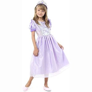 Fantasia Princesa Lilas Infantil - 1 unidade - Sula - Rizzo