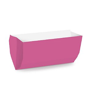 Saquinho de Papel para Hot Dog 17,5x9x5cm - Liso Pink - 50 unidades - Cromus - Rizzo Festas