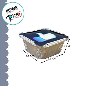 Marmitinha P - Influencer - 5,5x5,5x3cm - 12 unidades - Rizzo