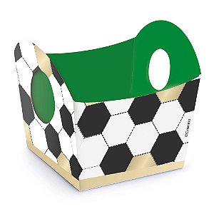 Mini Cachepot Festa Futebol - 10 unidades - Cromus - Rizzo Festas