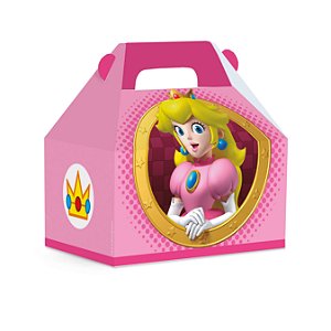 Caixa Maleta Kids Festa Super Mario - Rosa - 10 unidades - Cromus - Rizzo
