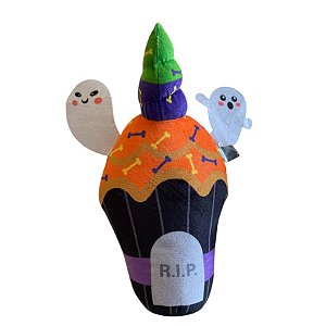 Cupcake de Pelúcia Halloween - 26,5cm - 1 unidade - Rizzo