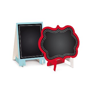 Quadro Chalkboard Giz Arraiá Junina