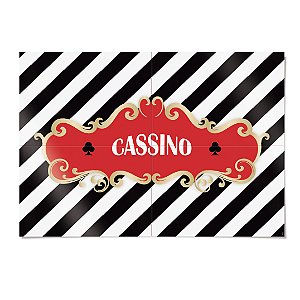 Painel Decorativo Festa Cassino - Cromus - Rizzo Festas