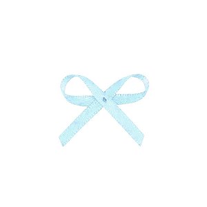 Lacinho Azul Bebê Tipo Mosquitinho - Pct c/ 100 peças - Laços Marcela - Rizzo Embalagens