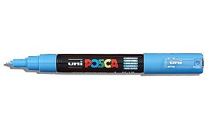 Caneta Posca PC-1M 0,7mm Azul Claro - 01 Uni - UniPosca - Rizzo