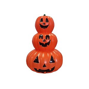 Enfeite Decorativo Halloween - Torre De Abóbora - 22cm - 1 unidade - Rizzo