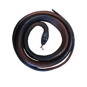 Cobra de Plástico - Marrom - 97cm - 1 unidade - Rizzo