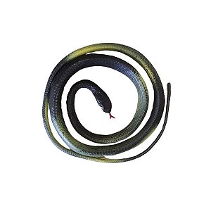 Cobra de Plástico - Preto/Verde - 97cm - 1 unidade - Rizzo