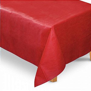 Toalha de Mesa Retangular em TNT (1,40m x 2,20m) Vermelha - Best Fest - Rizzo Embalagens