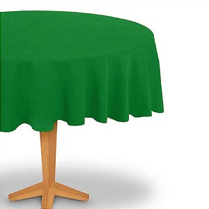 Toalha de Mesa Redonda em TNT (Diâmetro 130cm) Verde Bandeira - Best Fest - Rizzoembalagens