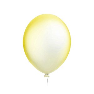 Balão de Festa Neon - Amarelo Citrus - Happy Day - Rizzo