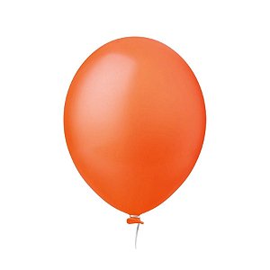 Balão de Festa Liso - Laranja - Happy Day - Rizzo