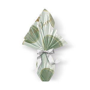 Saco Express 35x35cm para Ovos de 250g a 350g - Tonal Verde - 25 unidades - Cromus - Rizzo