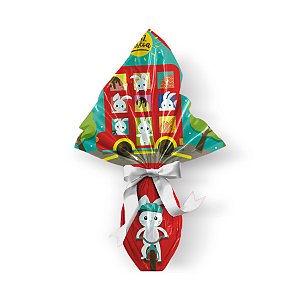 Saco Express 35x35cm para Ovos de 250g a 350g - City Tour Vermelho - 25 unidades - Cromus - Rizzo