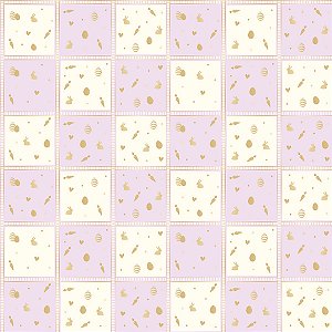 Folha para Ovos de Páscoa Perolado Quinn Lilás 69x89cm - 25 unidades - Cromus - Rizzo