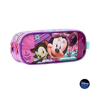 Estojo Duplo Com Zíper - Minnie - Disney Original - 1 unidade - Rizzo