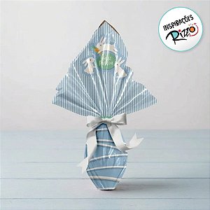 Saco Express 18x18cm para Ovos de 50g a 100g - Jump Azul - 5 unidades - Cromus - Rizzo