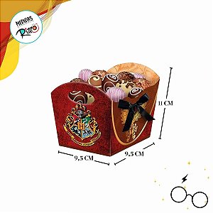 Cachepot - Harry Potter - 9,5x9,5x11cm - 8 unidades - FestColor - Rizzo
