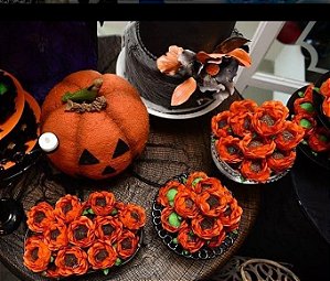 Forminha para Doces Finos - Bela Laranja 40 unidades - Decora Doces - Rizzo Festas