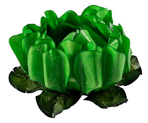 Forminha para Doces Finos - Rosa Maior Verde Limão Escuro 40 unidades - Decora Doces - Rizzo Festas