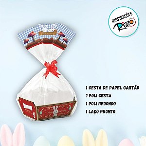 Kit Cesta - Conto De Páscoa - 1 unidade - Cromus - Rizzo