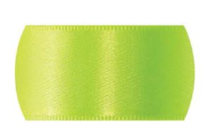 Fita de Cetim Progresso 7mm nº1 - 10m Cor 280 Verde Cítrico - 01 unidade