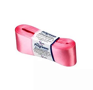 Fita de Cetim Progresso 38mm nº9 - 10m Cor 009 Rosa Pétala - 01 unidade