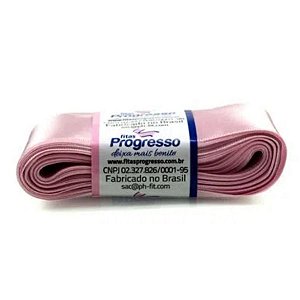 Fita de Cetim Progresso 50mm nº12 - 10m Cor 206 Rosa Claro - 01 unidade