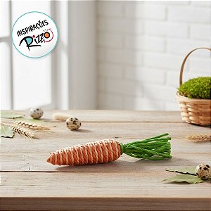 Enfeite Decorativo de Páscoa - Cenoura - 16cm - 1 unidade - Rizzo