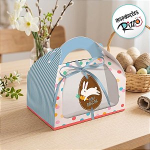 Caixa Maleta de Páscoa Com Visor - Jump - 10 unidades - Cromus - Rizzo