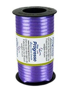 Fita de Cetim Carretel Progresso 4mm nº00 - 100m Cor 356 Lilás Lavanda - 01 unidade