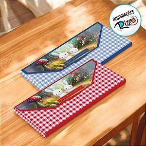 Envelope Para Barra De Chocolate - Contos De Páscoa Composê - 10 unidades - Cromus - Rizzo