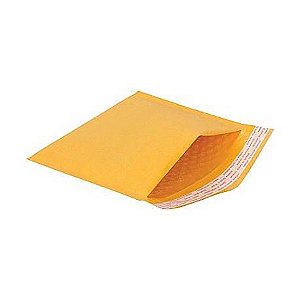 Envelope de Papel com Revestimento Plastico Bolha 29cm x 39cm - 05 Unidades - Rizzo Embalagens