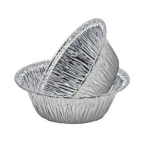Empada Grande Aluminio 140ml com 100 un. Wyda Rizzo Confeitaria