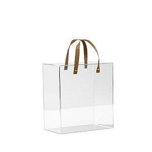 Caixa de PVC com Alça Kraft  - 15x15x10cm - 1 unidade - Rizzo