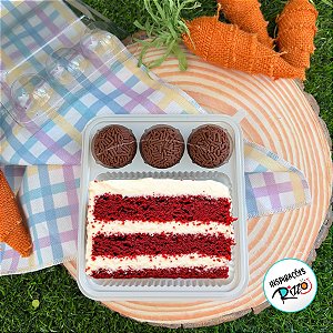 Blister 3 Brigadeiros e 1 Fatia de Bolo - Branco - 5 unidades - Rizzo
