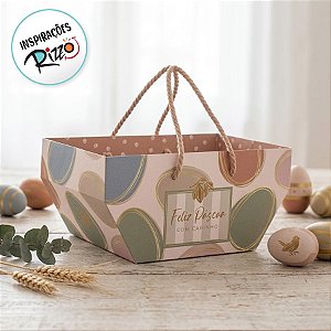 Cesta Com Alça - Tonal - 1 unidade - Cromus - Rizzo