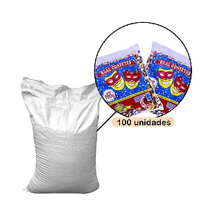 Pacote Confete Redondo Colorido com 100 unidades - 100g - Rizzo